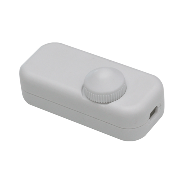 LED Schnurdimmer | 5&ndash;150W | Wei&szlig; | Phasenabschnitt (RC)