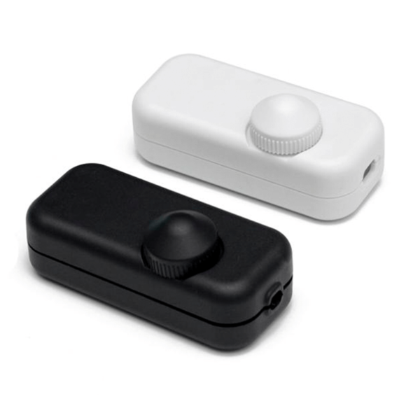 LED Schnurdimmer | 5&ndash;150W | Wei&szlig; | Phasenabschnitt (RC)