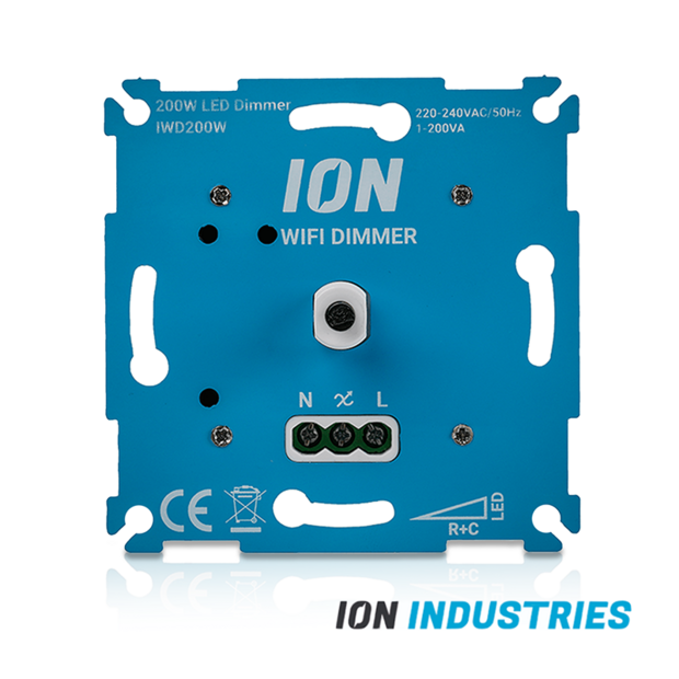 ION INDUSTRIES | LED Dimmer | WiFi (Tuya) | 0,3&ndash;200W | Fase-afsnijding (RC)