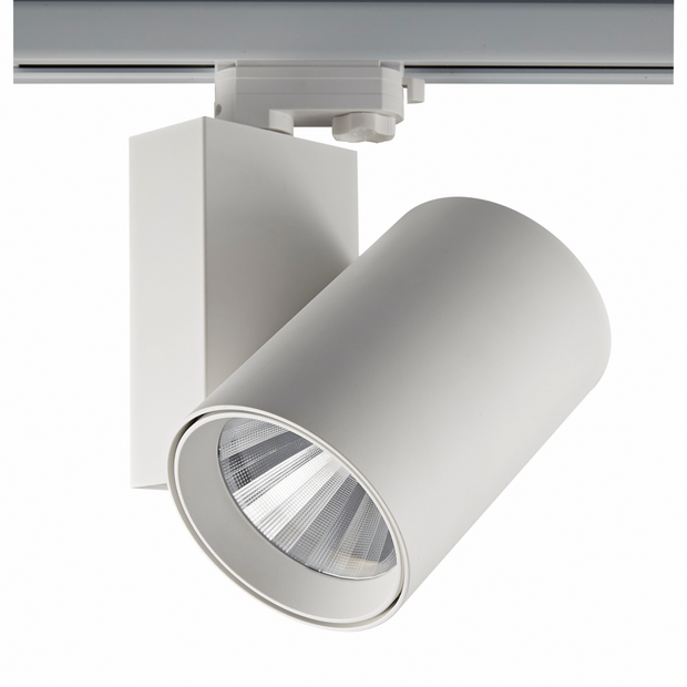 3-fase LED railarmatuur 40W wit &ndash; warmwit licht voor professioneel gebruik