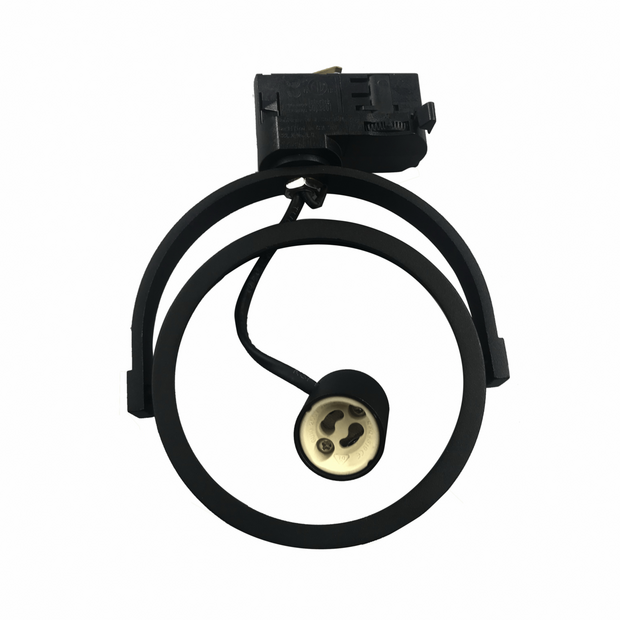 3-fase Railarmatuur | GU10 Fitting | Zwart