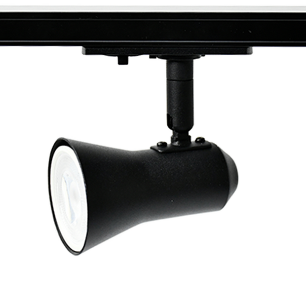 3-phase track fixture | GU10 socket | Matte black | IP22