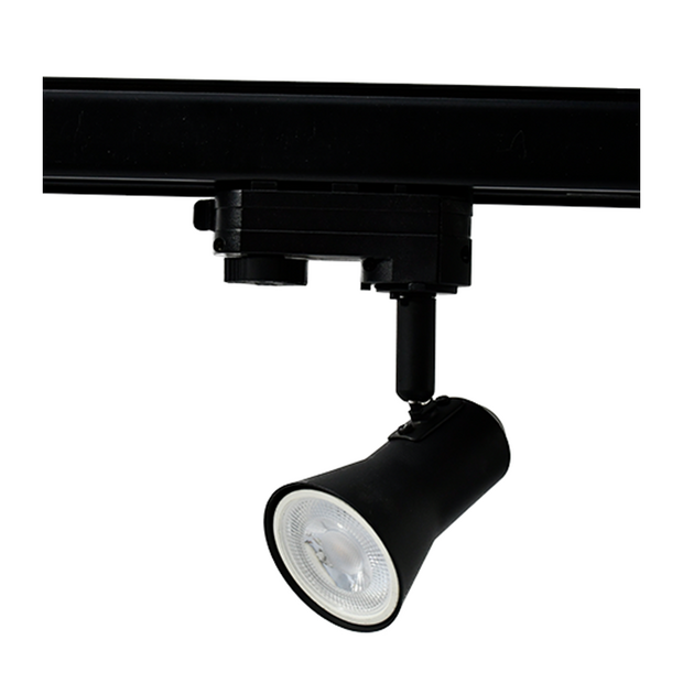 3-phase track fixture | GU10 socket | Matte black | IP22