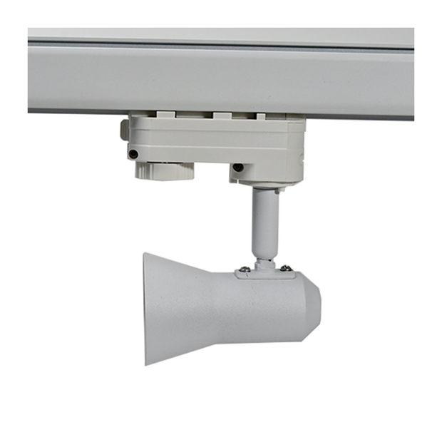3-phase track fixture | GU10 socket | Matte white | IP22