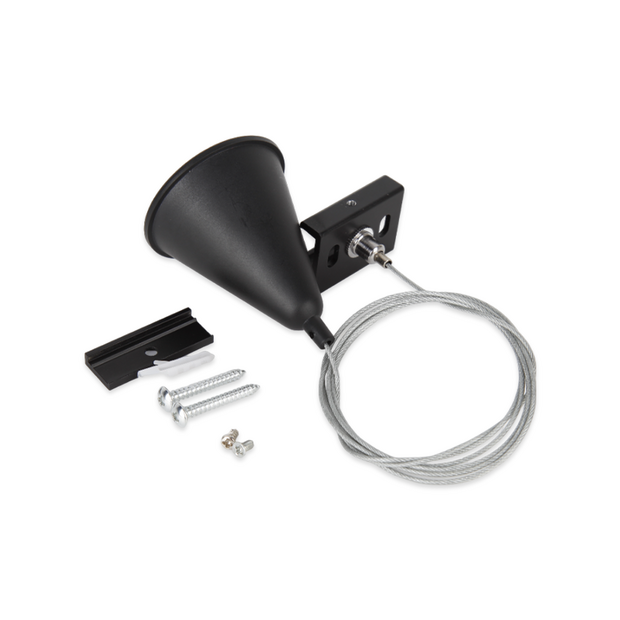 PENDELSET | 1.5 METER | ZWART | VOOR 3-FASE RAILS