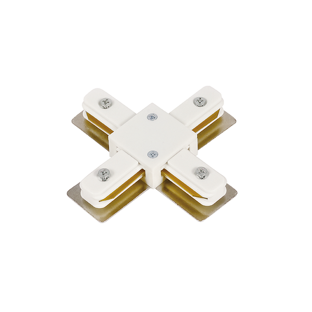 X-connector | 1-fase rail | Wit