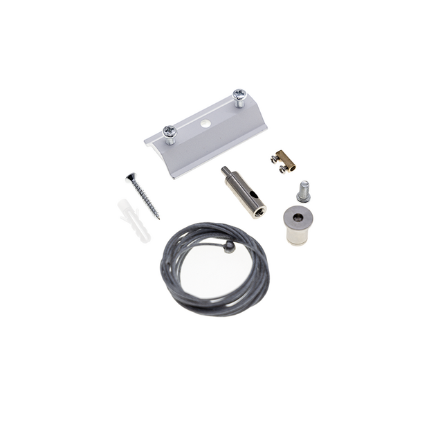 Ophangset | 1-fase rail | Wit | 2m