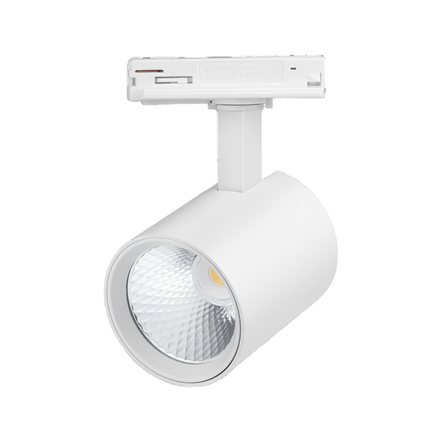 1-phase track light 10W white with adjustable light color (3000K-4000K-5700K)