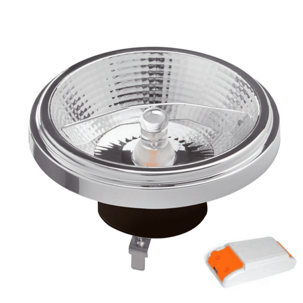 LED AR111 G53 Spot | Zwart | 12W | Dim to Warm | 45&deg;