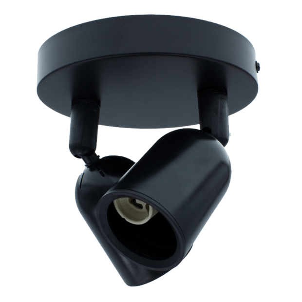 Plafondarmatuur Locaste | 2x GU10 | Zwart