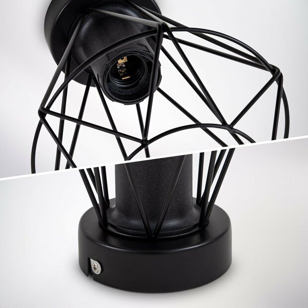 LED Plafondlamp Round 4W | Opbouw |Zwart