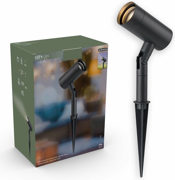 Luxe Tuinspot met grondpin | Voor 1x GU10 LED spot