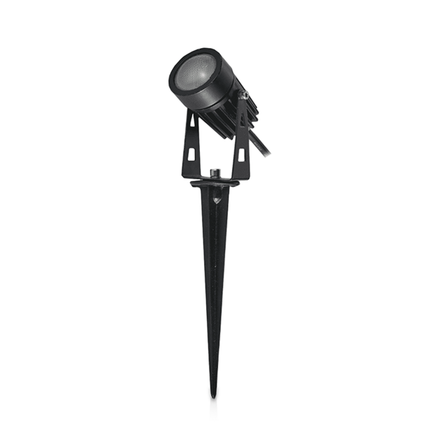 Grondspot met Grondpin | 5W LED | 5000K | IP65 | Zwart