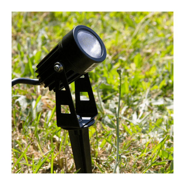 Grondspot met Grondpin | 5W LED | 5000K | IP65 | Zwart