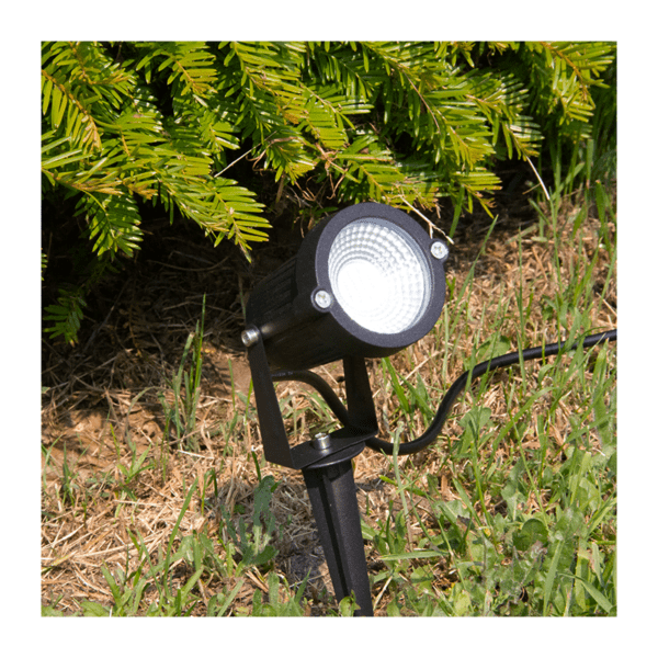 Tuinspot met Grondpin | 5W LED | 3000K | IP65 | Zwart