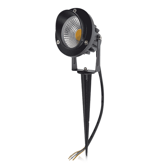 nspot met Grondpin | 7W LED | 4000K | IP65 | Zwart