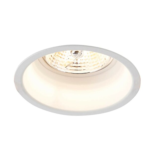 Modern recessed spotlight white GU10 AR70 | Cut-out &Oslash;97 mm