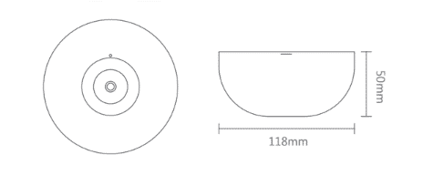 LED noodverlichting inbouwspot 3W wit