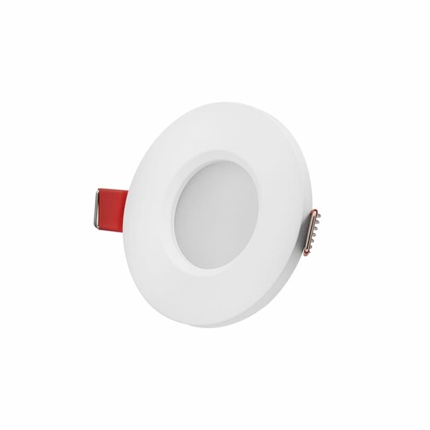Led inbouw spot armatuur - wit rond IP65 | Badkamer