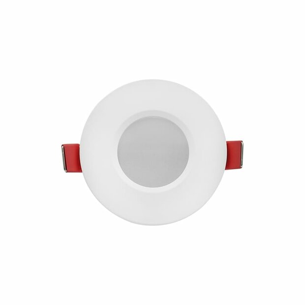 Led inbouw spot armatuur - wit rond IP65 | Badkamer