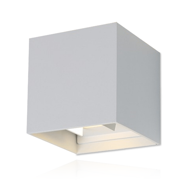 LED wandlamp Cube | 2&times;3W | Wit | 3000K | Dimbaar | IP65
