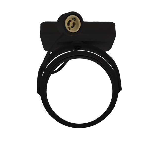 LED AR111 GU10 opbouwspot | zwart