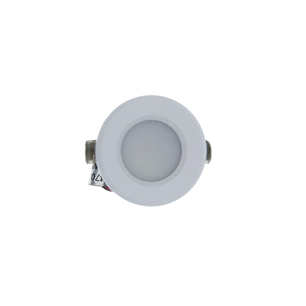 LED-Einbaustrahler 1,5W dimmbar wei&szlig; | 2700K warmwei&szlig; | 60&deg; &Oslash;28mm IP44