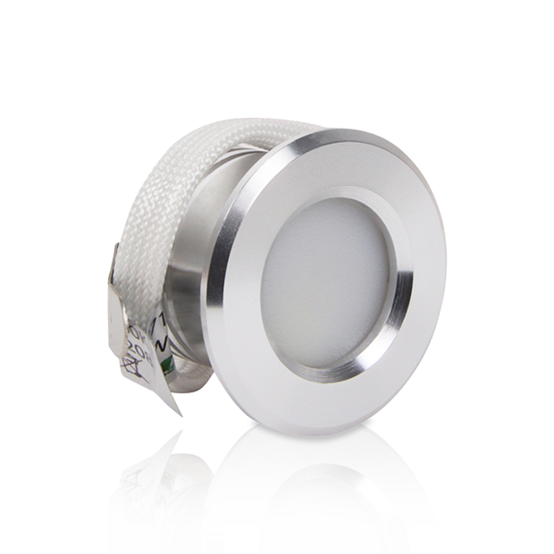 LED inbouwspot 1.5W zilver dimbaar | 3000K | IP44