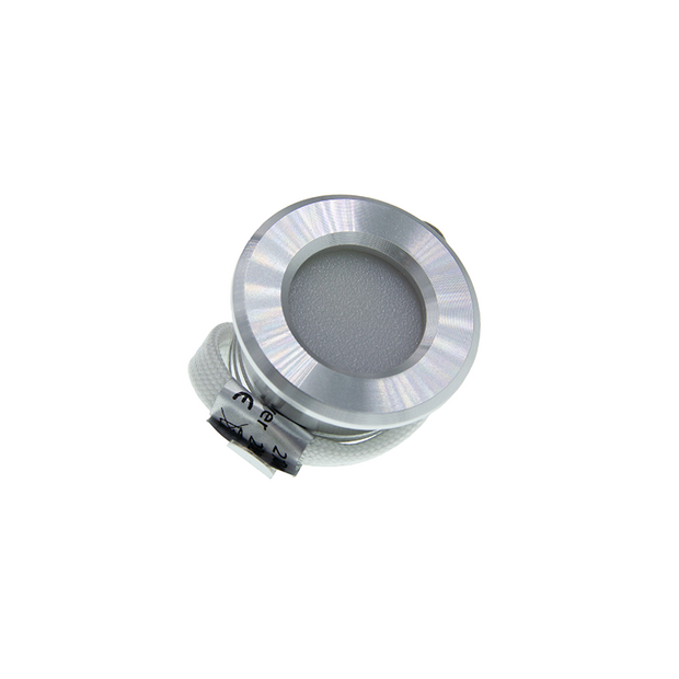 LED inbouwspot 1.5W zilver dimbaar | 3000K | IP44