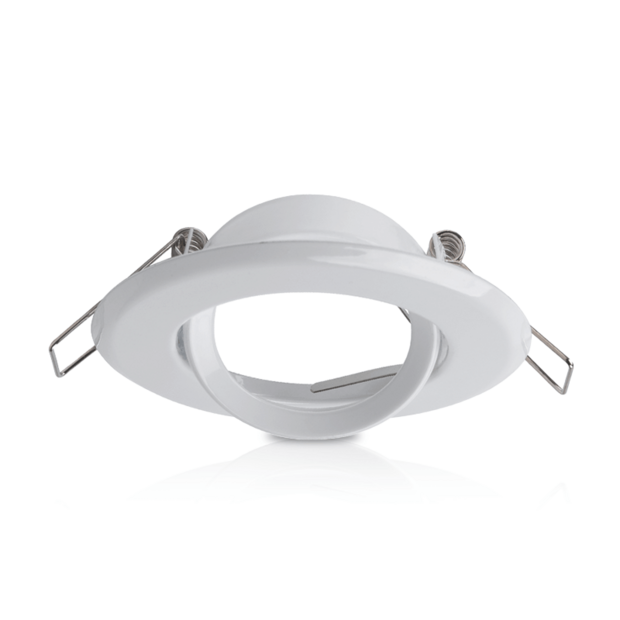 Adjustable GU10 luminaire white | MR16 fitting | &Oslash;65mm IP22