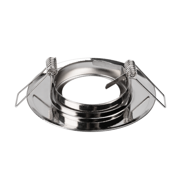 GU10 inbouwarmatuur zilver kantelbaar | Voor 50mm LED spots | IP22