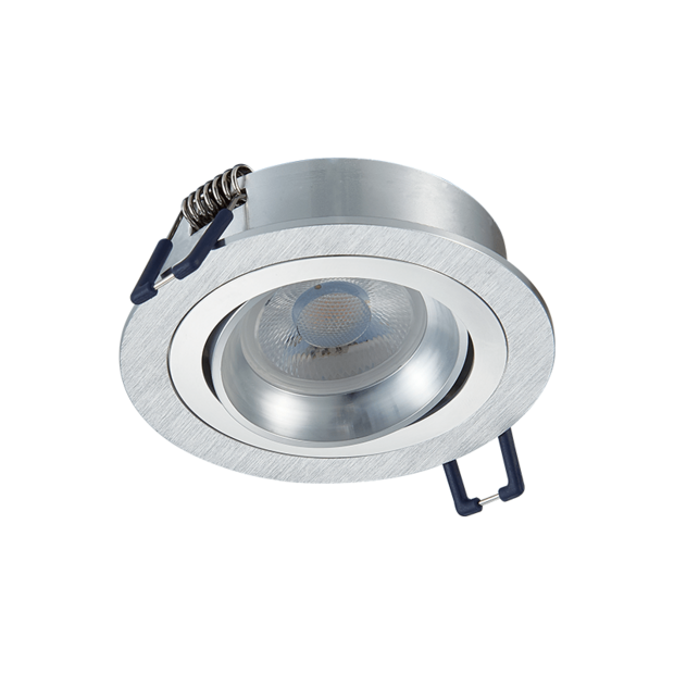 GU10 adjustable fitting Silver/Aluminium | &Oslash;80mm IP22