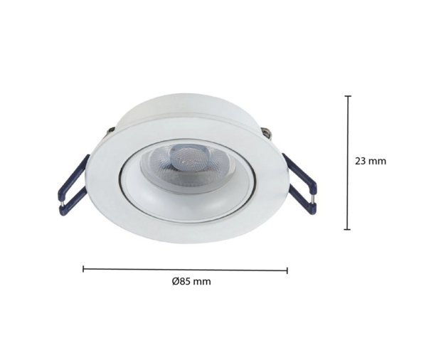 GU10 inbouwspot wit kantelbaar | Voor 50mm LED spots