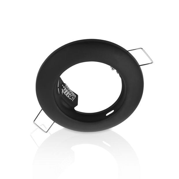 GU10 inbouwarmatuur mat zwart | Voor 50mm LED spots