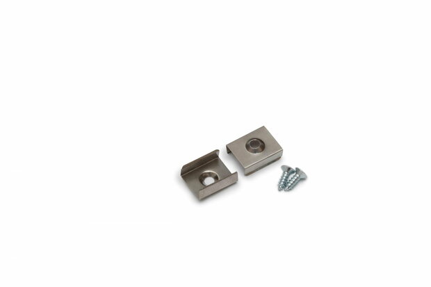 Bevestigingsclip tbv opbouwprofiel vierkant en inbouwprofiel tot 10mm | 20 stuks