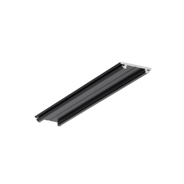 Ledstrip opbouwprofiel rond tot 12mm | 2M | Zwart