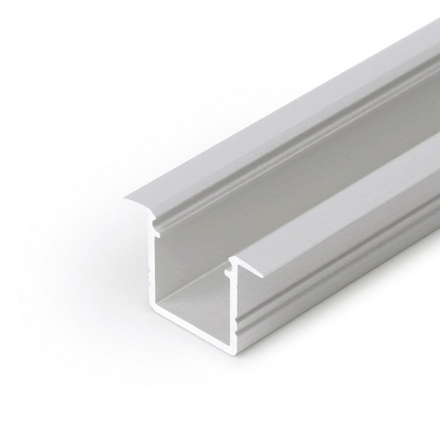 Ledstrip inbouwprofiel tot 10mm | 2M | Zilver