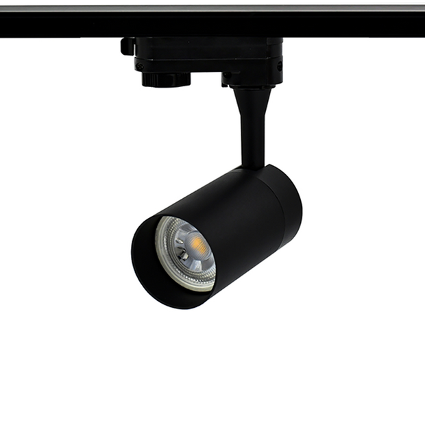 3-fase railarmatuur | GU10 fitting | Strak | Zwart