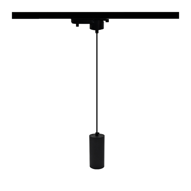 3-fase rail hanglamp | GU10 fitting | Zwart