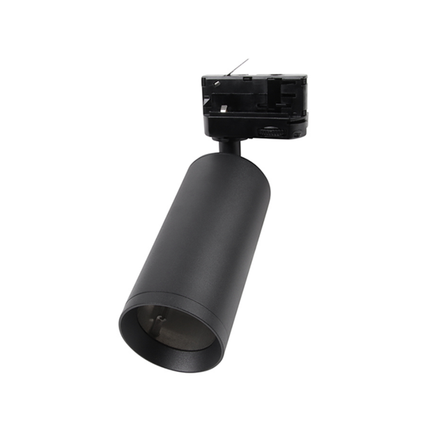 3-fase railspot | GU10 50mm | Zwart