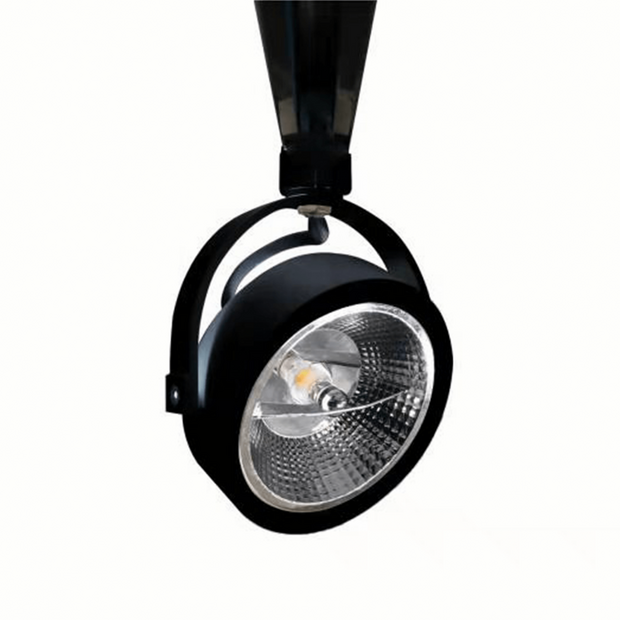 3-fase railarmatuur | AR111 met GU10 fitting | Zwart