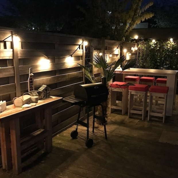 Prikkabel 15 meter | 20 fittingen | Met stekker | Zwart