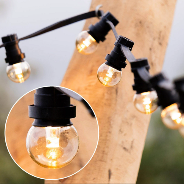 E27 led lamp | 1,5W | 2650K | Met lens | &Oslash;45 | Geschikt voor prikkabel