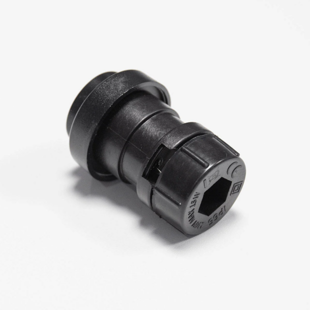 Prikkabel losse E27 fitting | Incl afdichtring | Inbusdop | Zwart