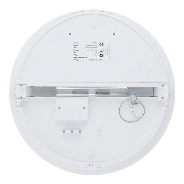 Led plafonni&egrave;re Nomos Pro | &Oslash;420 | 20-28-35W | CCT-switch | IP54 | Dimbaar