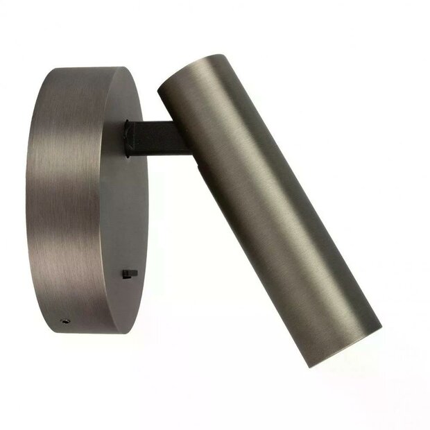 Viktor Wandleuchte | Gun Metal | H: 11,50 cm