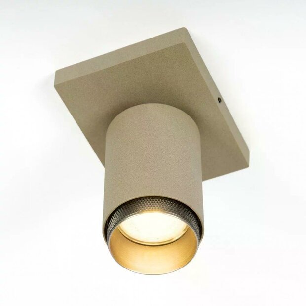 Scott 1 Surface-mounted spotlight | champagne | GU10