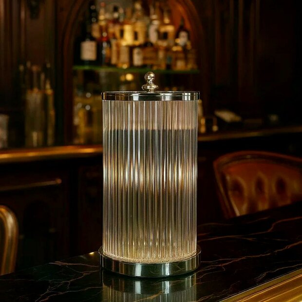 Tafellampe Trevi | Nickel | H40 cm