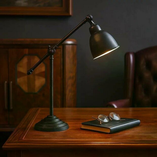 Berkley Tischlampe | schwarz | H: 44 cm