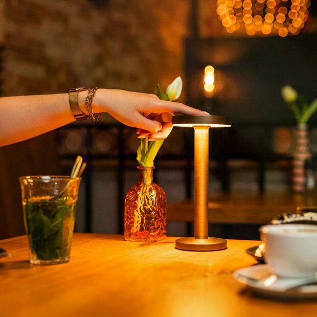 Solo Tischlampe | Bronze | 22 cm